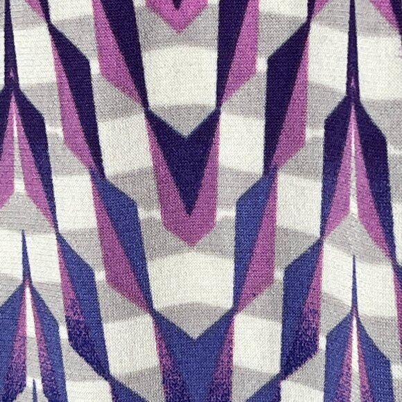 Jessica Simpson Dress Womens 6 Small A Line Blue Purple Casual Work Stretch - Picture 5 of 12